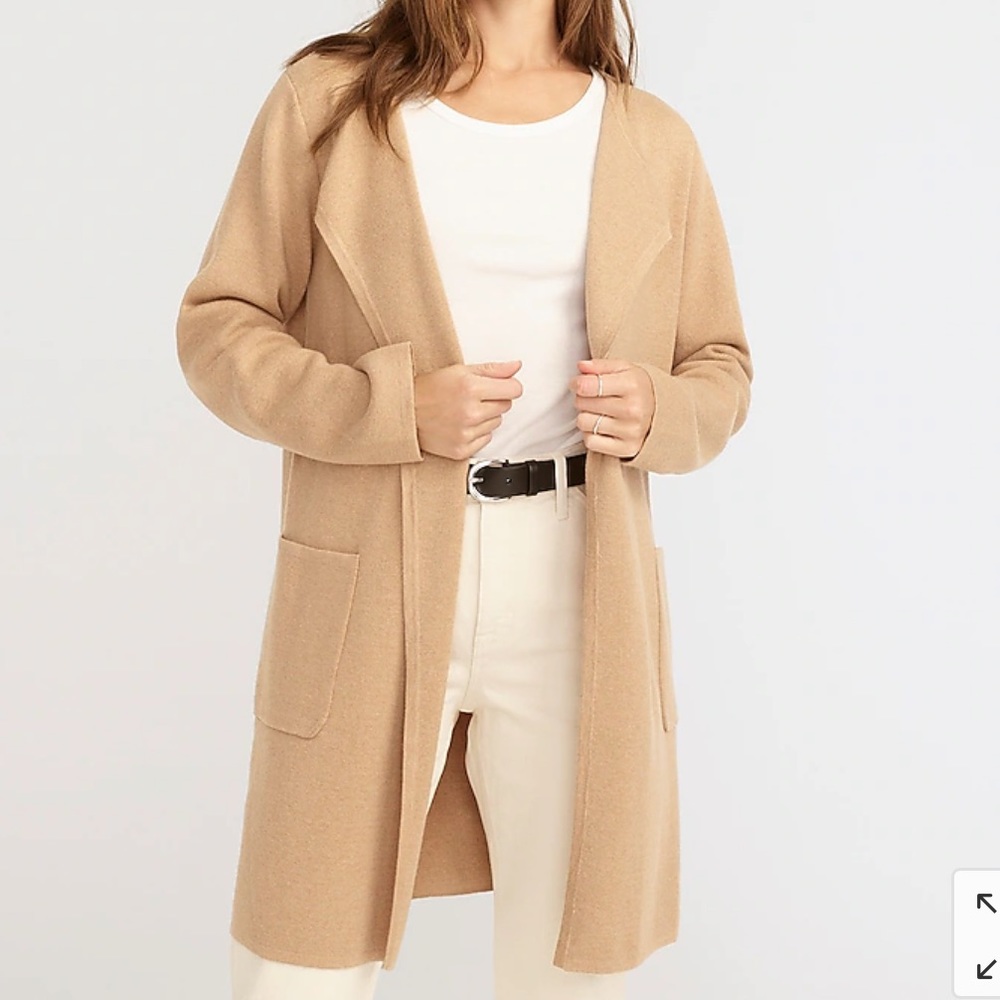 Juliette collarless sweater-blazer